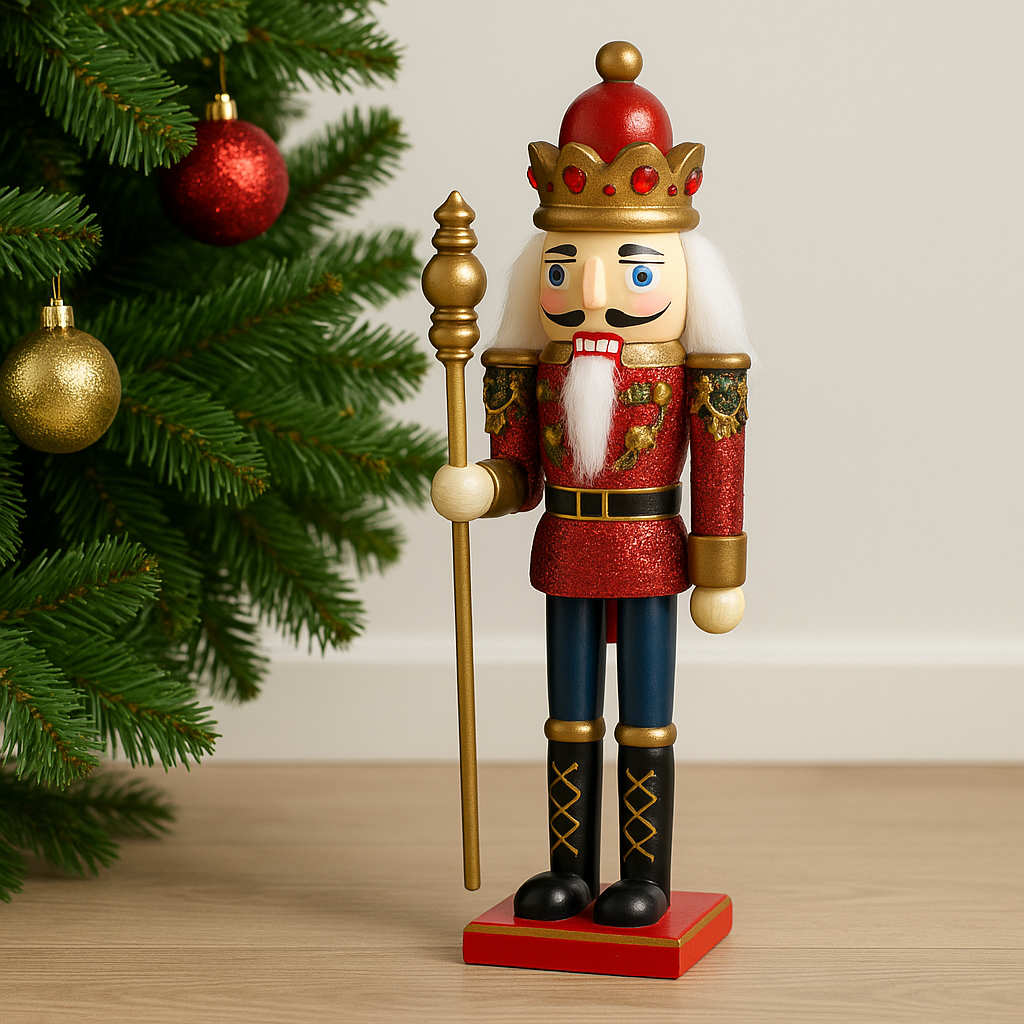 Коледна Лешникотрошачка - декоративна кукла