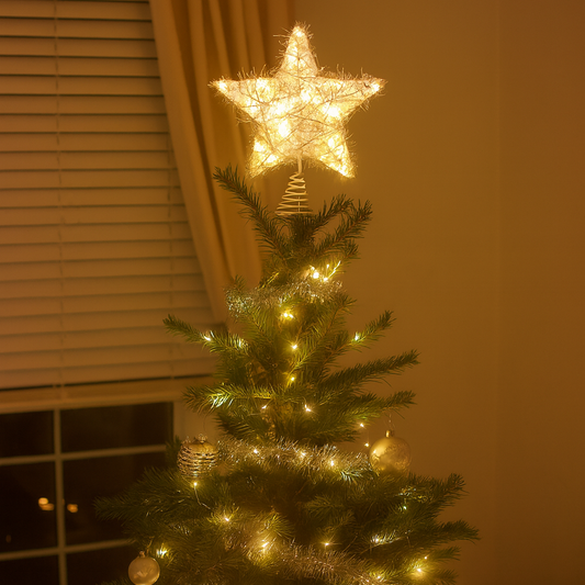 Връх за елха “Звезда” с LED осветление